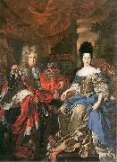 Jan Frans van Douven Double portrait of Johann Wilhelm von der Pfalz and Anna Maria Luisa de' Medici France oil painting artist